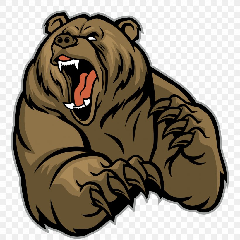 Polar Bear Brown Bear Grizzly Bear, PNG, 1800x1800px, Bear, American Black Bear, Bear Attack, Big Cats, Brown Bear Download Free