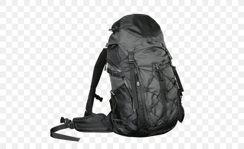 Backpacking Hiking Bag, PNG, 500x500px, Backpack, Backpacking, Bag, Baggage, Black Download Free