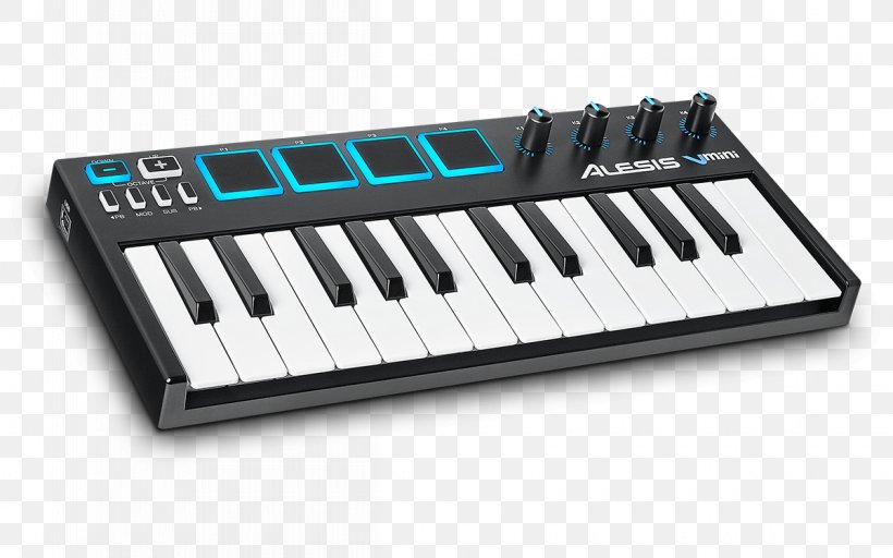 MIDI Controllers MIDI Keyboard Alesis Musical Keyboard, PNG, 1200x750px, Watercolor, Cartoon, Flower, Frame, Heart Download Free