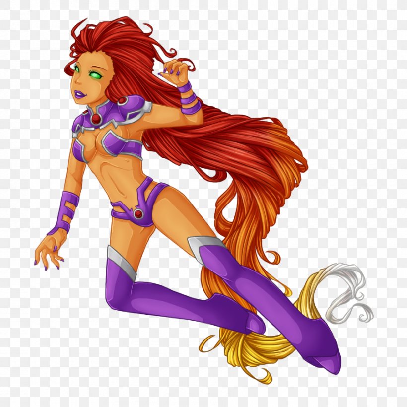 Starfire The New 52 Comics 0 Drawing, PNG, 900x900px, Watercolor, Cartoon, Flower, Frame, Heart Download Free
