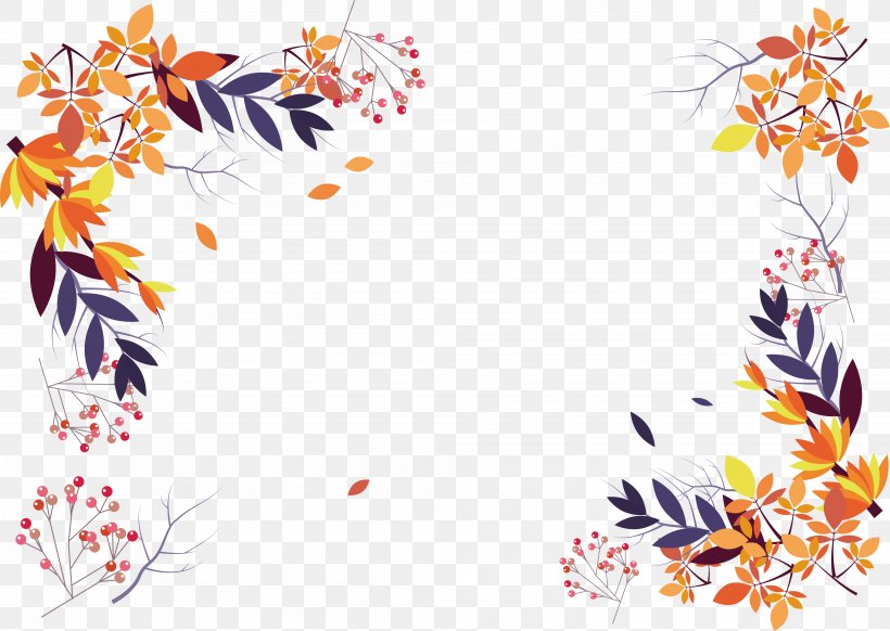 Autumn Icon, PNG, 3997x2839px, Autumn, Floral Design, Illustration, Leaf, Maple Leaf Download Free