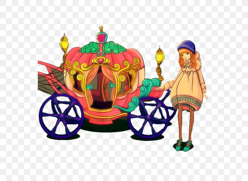 Cinderella Grimms' Fairy Tales Illustration, PNG, 600x600px, Cinderella, Animation, Carriage, Carrosse, Cartoon Download Free
