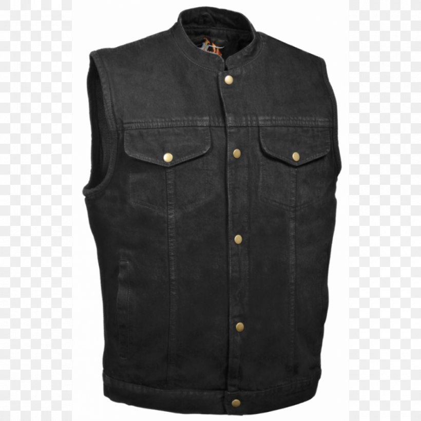 Gilets Hoodie Jacket Pocket Shirt, PNG, 1000x1000px, Gilets, Black, Button, Clothing, Coat Download Free