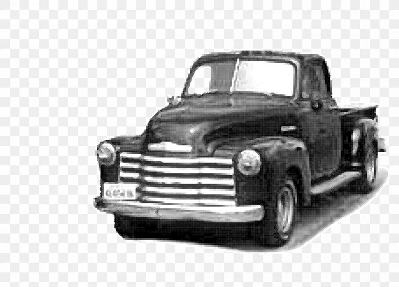 Pickup Truck Car Chevrolet Van Chevrolet Bel Air, PNG, 2400x1727px, Pickup Truck, Automotive Design, Automotive Exterior, Black And White, Brand Download Free