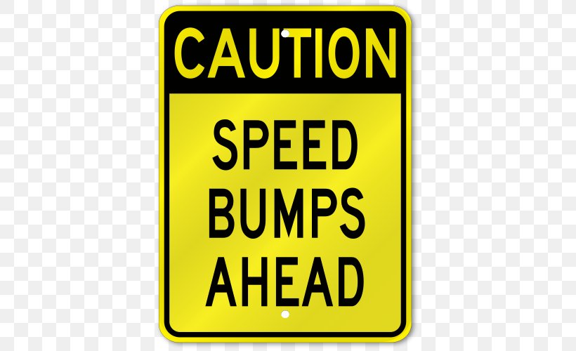 Traffic Sign Speed Bump Warning Sign Manual On Uniform Traffic Control Devices Speed Limit, PNG, 500x500px, Traffic Sign, Area, Brand, Driving, Logo Download Free