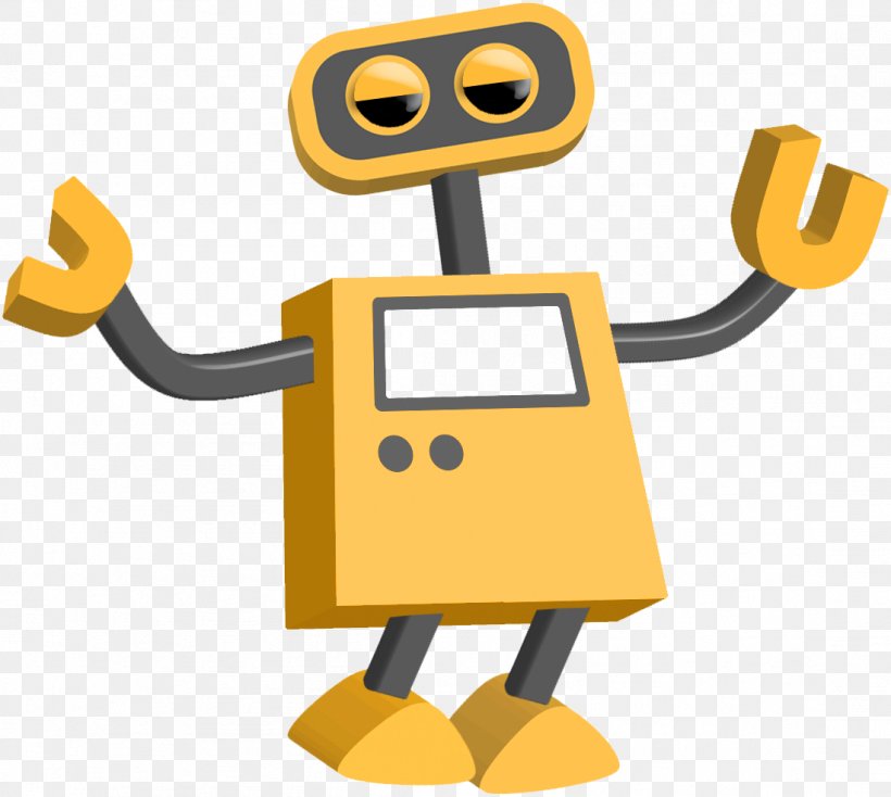Yellow Cartoon Clip Art Technology Robot, PNG, 1099x984px, Yellow, Cartoon, Machine, Robot, Security Download Free