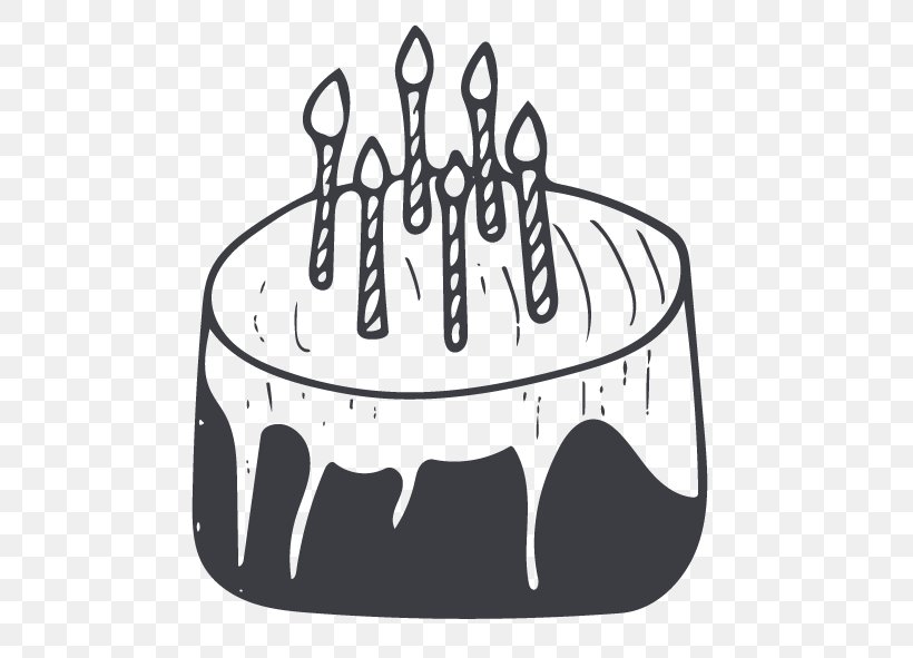 Birthday Cake Black Forest Gateau Torte Black And White, PNG, 591x591px, Birthday Cake, Birthday, Black, Black And White, Black Forest Gateau Download Free