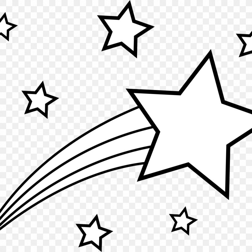 Coloring Book Star Shooting Clip Art, PNG, 1024x1024px, Coloring Book, Adult, Area, Black, Black And White Download Free
