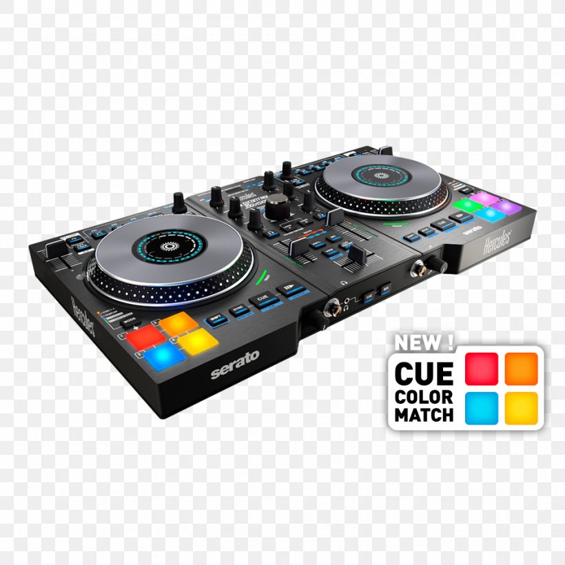DJ Controller Disc Jockey Hercules DJ Control Jogvision DJ Mixer Audio Mixers, PNG, 950x950px, Dj Controller, Audio, Audio Equipment, Audio Mixers, Cdj Download Free