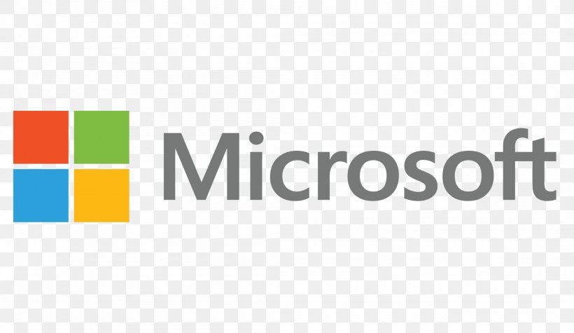 Logo Microsoft Brand, PNG, 2100x1217px, Logo, Area, Brand, Business, Computer Download Free