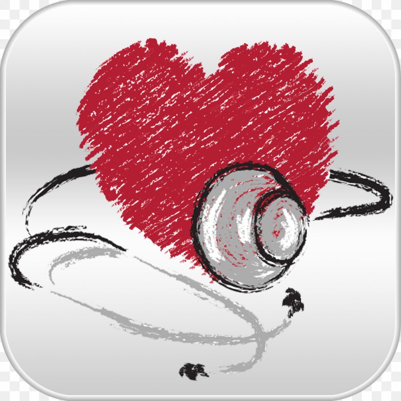 Stethoscope Medicine Health Care Heart Clip Art, PNG, 1024x1024px, Watercolor, Cartoon, Flower, Frame, Heart Download Free