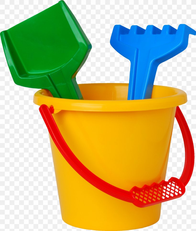 non plastic bucket and spade