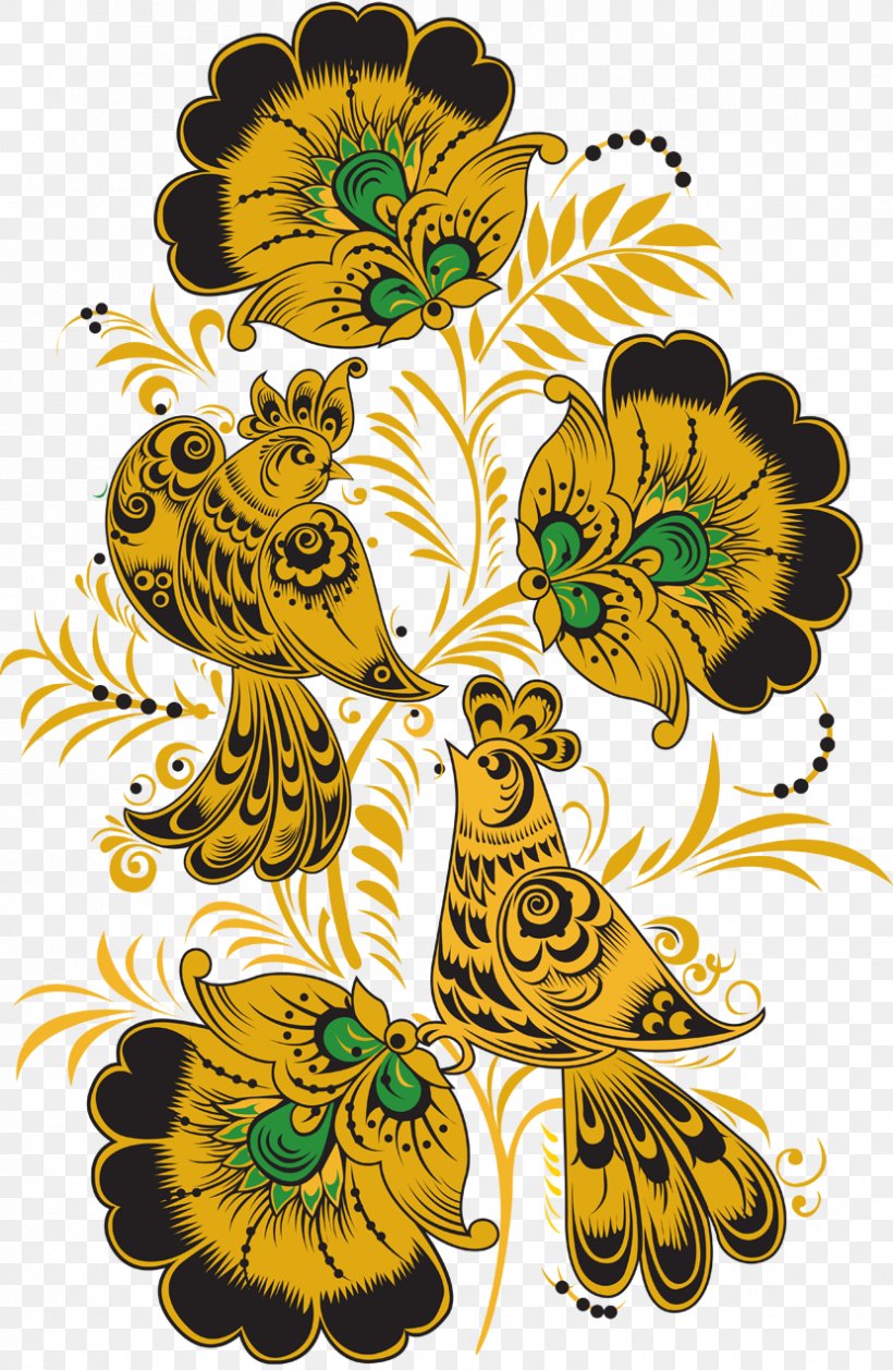 Khokhloma Drawing Cloth Napkins Wallpaper, PNG, 830x1274px, Khokhloma, Art, Butterfly, Chrysanths, Cloth Napkins Download Free