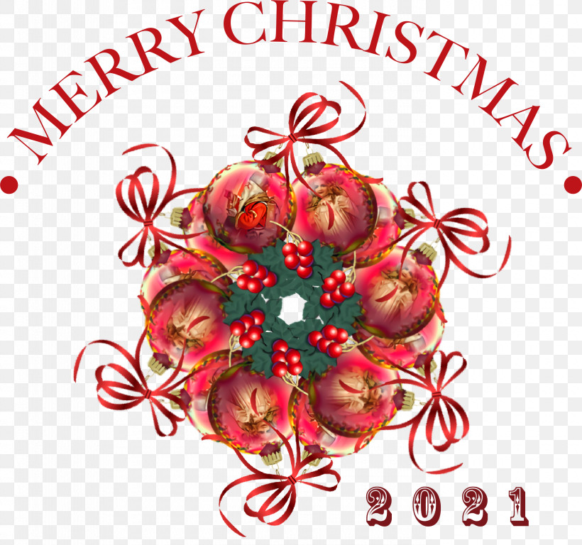 Merry Christmas, PNG, 2790x2616px, Merry Christmas, Bauble, Christmas Card, Christmas Day, Floral Design Download Free