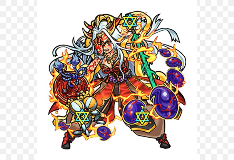 Monster Strike Izanami Tsukuyomi-no-Mikoto Kushinadahime, PNG, 560x560px, Monster Strike, Art, Combo, Daikokuten, Enemy Download Free