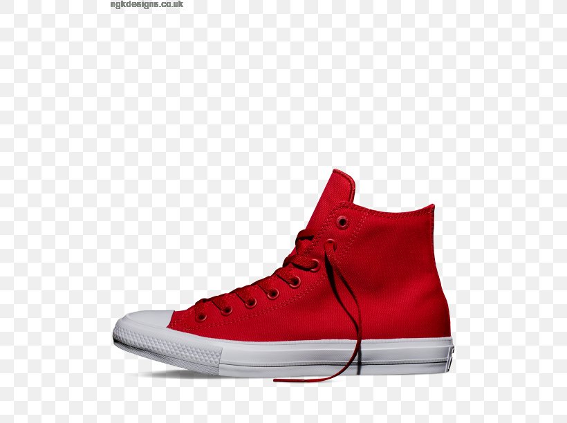 Sports Shoes Chuck Taylor All-Stars Red Converse CT II Hi Black/ White, PNG, 500x612px, Sports Shoes, Brand, Carmine, Chuck Taylor, Chuck Taylor Allstars Download Free