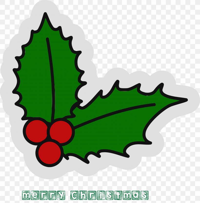 Christmas Ornament Merry Christmas Christmas Decoration, PNG, 2964x3000px, Christmas Ornament, Christmas Decoration, Holly, Leaf, Logo Download Free