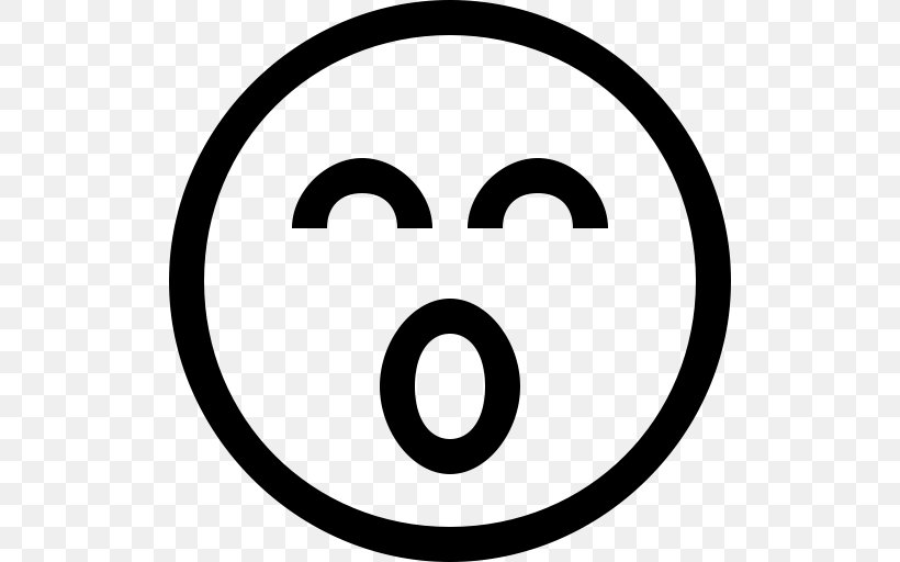 Emoticon Smiley Happiness, PNG, 512x512px, Emoticon, Area, Black, Black And White, Brand Download Free