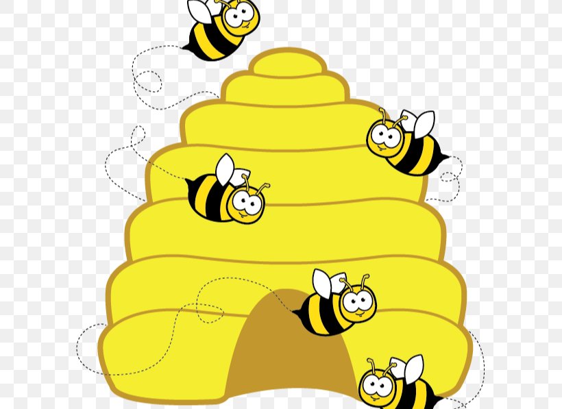 Honey Bee Beehive Clip Art, PNG, 597x597px, Bee, Area, Beehive, Blog, Bumblebee Download Free