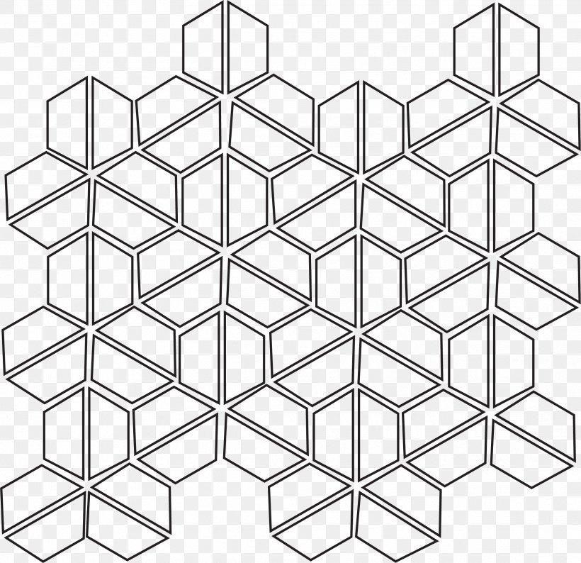 Massachusetts Porcelain Tile Vermont Pattern, PNG, 2499x2422px, Massachusetts, Area, Black And White, Hexagon, Line Art Download Free