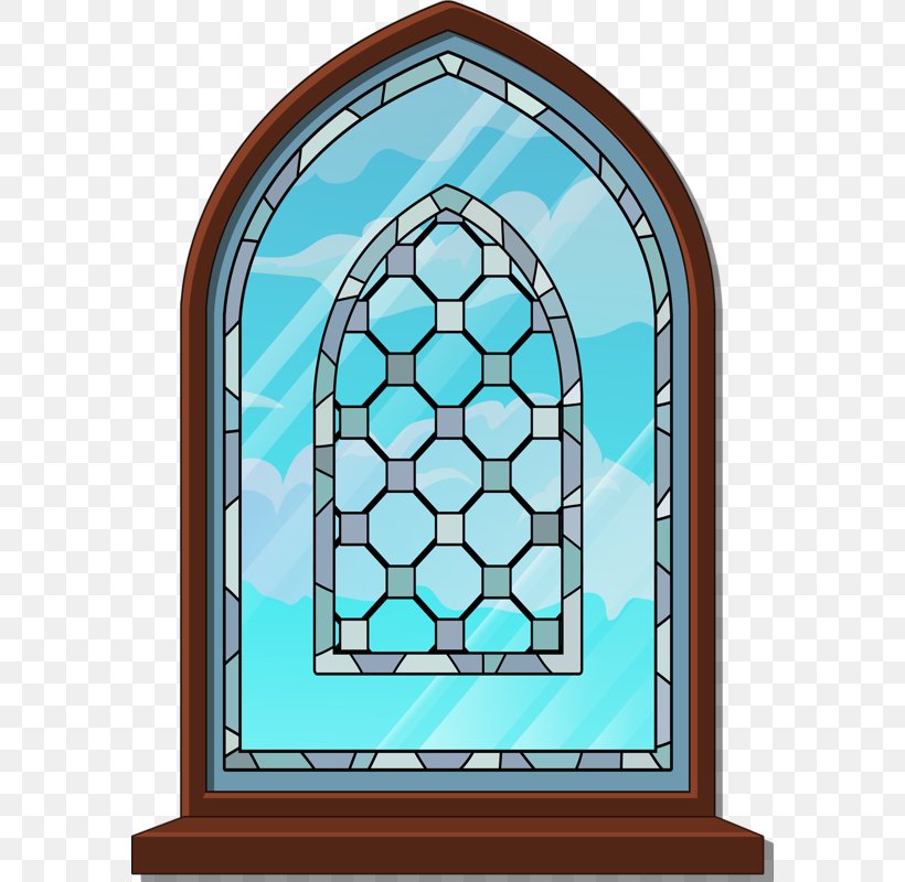 Window Clip Art Curtain Stained Glass House, PNG, 582x800px, Window, Arch, Architecture, Bedroom, Cottage Window Download Free