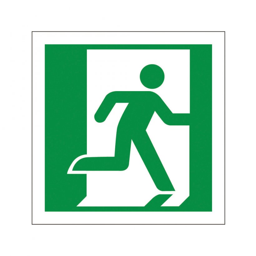 Exit Sign Emergency Exit Fire Safety Sticker, PNG, 1000x1000px, Exit Sign, Area, Brand, Dangerous Goods, Emergency Download Free
