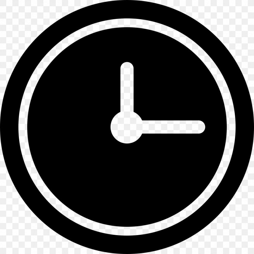 Brand Symbol Area, PNG, 980x980px, Clock, Area, Black And White, Brand, Symbol Download Free