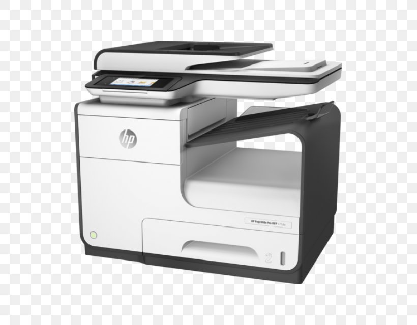 Hewlett-Packard HP PageWide Pro 477 Multi-function Printer Inkjet Printing, PNG, 640x640px, Hewlettpackard, Duplex Printing, Electronic Device, Fax, Hp Pagewide Pro 477 Download Free
