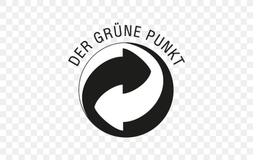 Logo Green Dot Der Grune Punkt Duales System Deutschland GmbH Packaging And Labeling, PNG, 518x518px, Logo, Area, Black And White, Brand, Green Dot Download Free