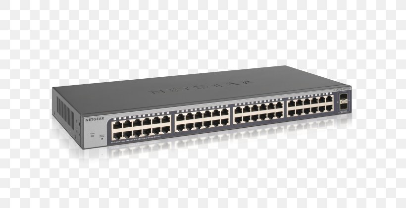Network Switch Gigabit Ethernet NETGEAR FS728TLP Switch, PNG, 660x420px, 19inch Rack, Network Switch, Computer Network, Electronic Device, Electronics Accessory Download Free