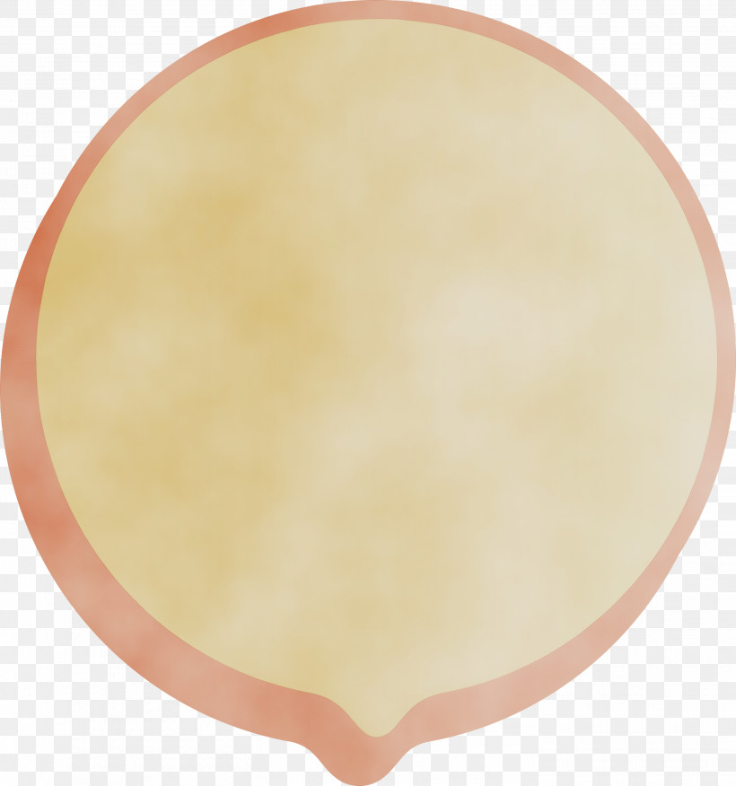 Pink Peach Yellow Beige Circle, PNG, 2808x3000px, Thought Bubble, Beige, Circle, Paint, Peach Download Free