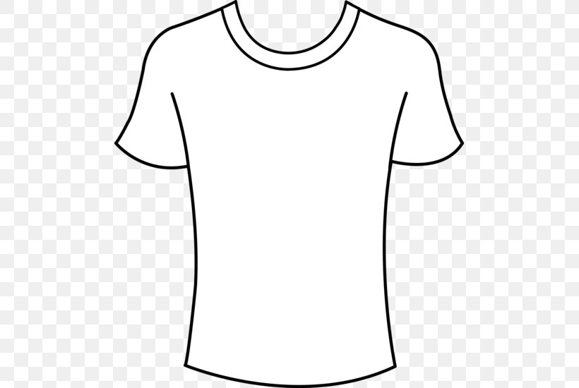 Printed T-shirt Clothing Clip Art, PNG, 495x550px, Tshirt, Area, Black, Black And White, Clothing Download Free