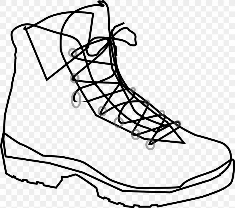 Clip Art Hiking Boot Shoe, PNG, 1280x1132px, Hiking Boot, Area, Art, Artwork, Black Download Free
