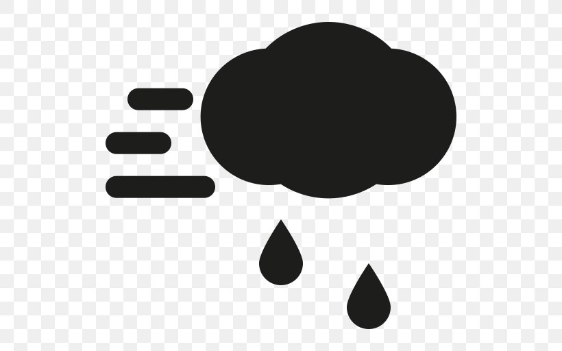 Rain Desktop Wallpaper Wind, PNG, 512x512px, 2016, Rain, Black, Black And White, Cloud Download Free