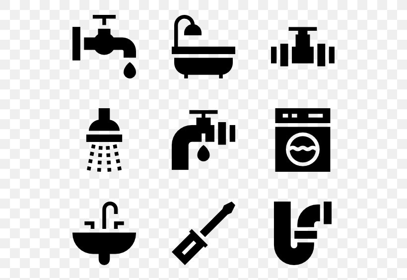 Plumbing Tools, PNG, 600x564px, Plumber, Black, Black And White, Brand, Communication Download Free