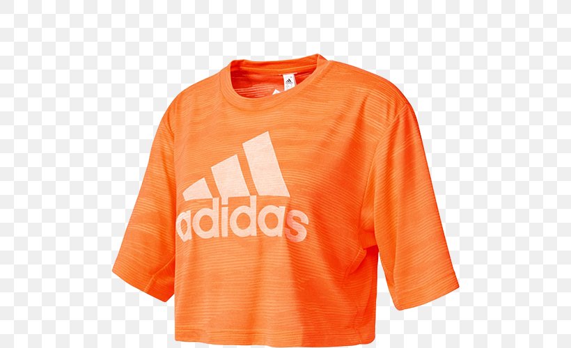 T-shirt Adidas Clothing Crop Top, PNG, 500x500px, Tshirt, Active Shirt, Adidas, Adidas Performance, Blouse Download Free