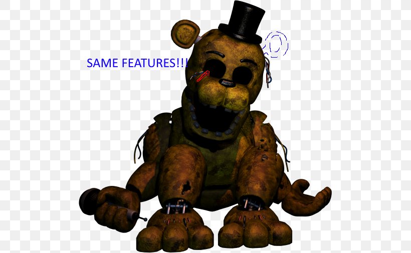 Five Nights At Freddy's 2 Animatronics Game Character, PNG, 505x505px, Five Nights At Freddys 2, Animation, Animatronics, Bear, Brown Download Free