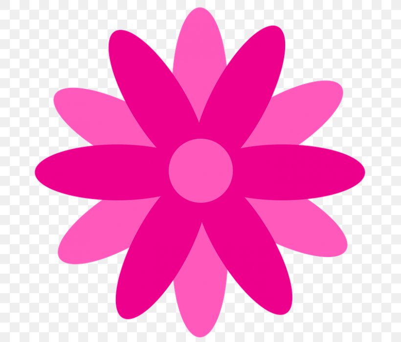 Pink Flower Cartoon, PNG, 700x700px, Drawing, Flower, Magenta, Material Property, Petal Download Free