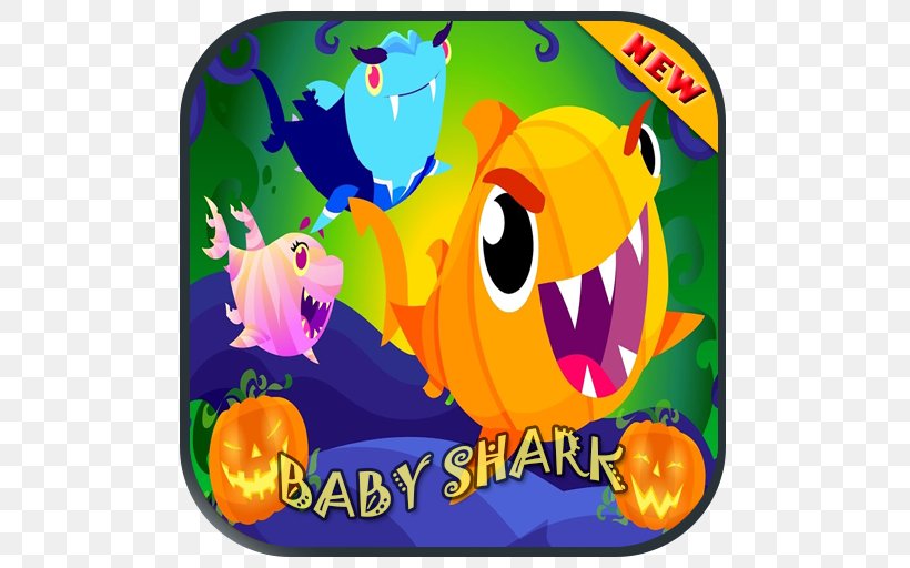 Baby Shark Song Android, PNG, 512x512px, Watercolor, Cartoon, Flower, Frame, Heart Download Free