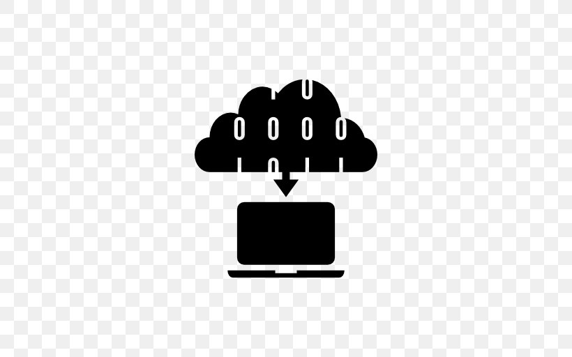 Cloud Storage Cloud Computing Download, PNG, 512x512px, Cloud Storage, Black And White, Brand, Cloud Computing, Computer Download Free