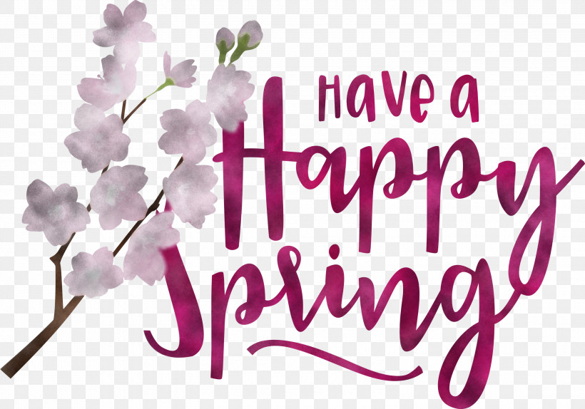 Spring Have A Happy Spring Spring Quote, PNG, 3000x2100px, Spring, Biology, Cut Flowers, Floral Design, Flower Download Free