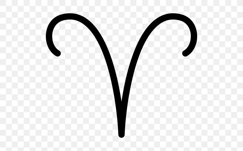 Aries Symbol Icon, PNG, 512x512px, Aries, Black And White, Constellation, Heart, Logo Download Free