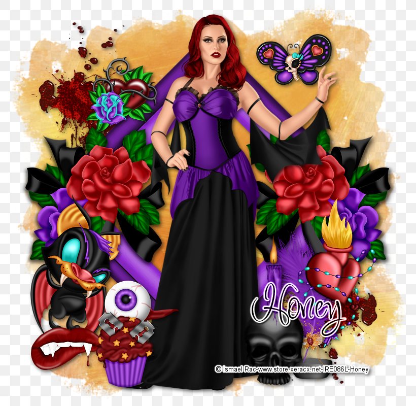 Costume, PNG, 800x800px, Costume, Flower, Magenta, Purple, Violet Download Free