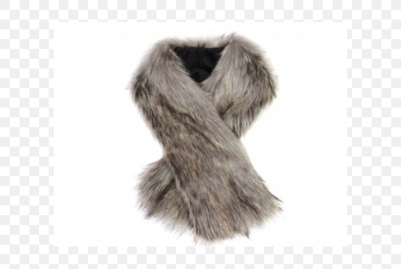 Fake Fur Silver Fox Tippet Scarf, PNG, 600x550px, Fur, Clothing, Color, Fake Fur, Fox Download Free