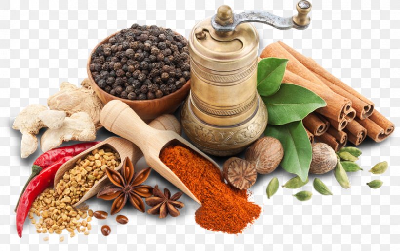 Indian Cuisine Herb Spice Puerto Rican Cuisine Food, PNG, 876x550px, Indian Cuisine, Black Pepper, Chili Pepper, Commodity, Condiment Download Free