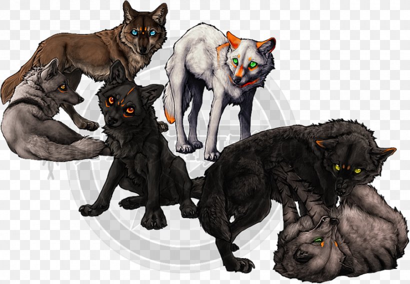 Gray Wolf Wolfpack Art Cat, PNG, 900x624px, Gray Wolf, Alpha, Art, Black Wolf, Cat Download Free