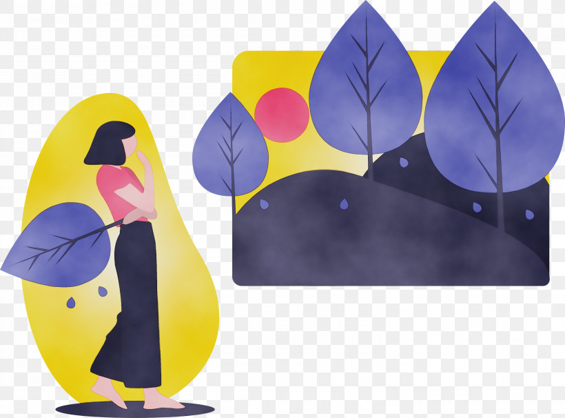 Penguin, PNG, 2999x2218px, Forest, Bird, Flightless Bird, Girl, Paint Download Free