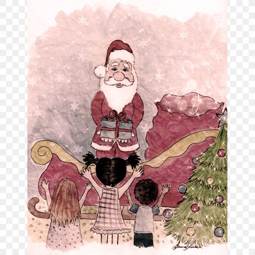 Santa Claus Christmas Ornament Panettone, PNG, 1035x1035px, Santa Claus, Art, Cartoon, Child, Christmas Download Free