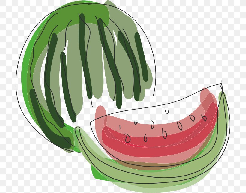 Watermelon Illustration, PNG, 716x643px, Watermelon, Citrullus, Cucumber Gourd And Melon Family, Flowering Plant, Food Download Free
