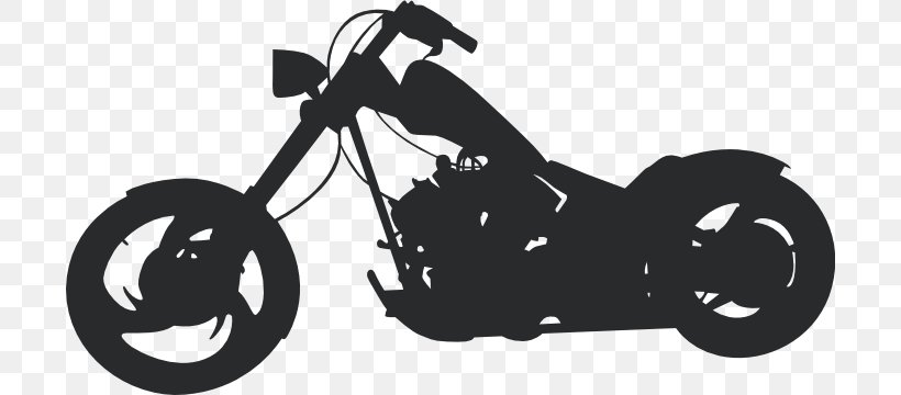 Bicycle Chopper Motorcycle Accessories Harley-Davidson, PNG, 700x360px, Bicycle, Automotive Design, Automotive Tire, Black And White, Chopper Download Free